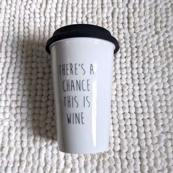 Funny Ceramic Wine Themed Coffee Cup - Picture 2 of 8